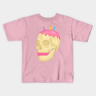 Confetti Cake Skull Kids T-Shirt